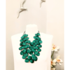 EMERALD PETALS - Handmade Necklace